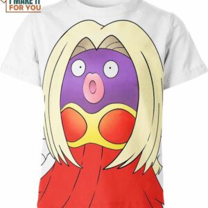 Jynx Classic Design Pokemon Shirt, Vibrant Pokemon Tee for Fans