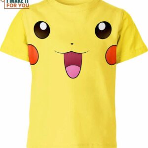Pikachu Cute Face Pokemon Shirt, Exceptional Presents for Your Favorite Pokemon Enthusiast
