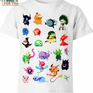 Pokemon Collage T-Shirt, Featuring All Your Favorite Characters
