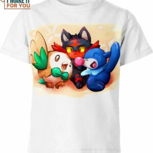 Pokemon Kid 3D Shirt, Exclusive Pokemon Birthday Gifts