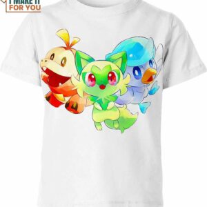 Pokemon Lover Full Printed Shirt, Eye-catching Pokemon Apparel