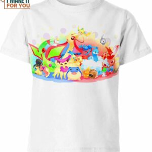 Pokemon Loving Shirt, Eye-catching Pokemon Apparel