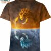 Sandslash 3D Art Pokemon Shirt, Gifts for Pokemon Lovers