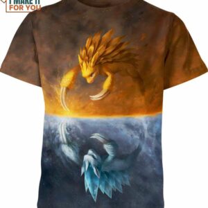 Sandslash 3D Art Pokemon Shirt, Gifts for Pokemon Lovers