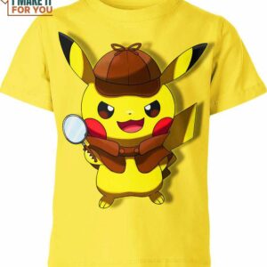 Sherlock Holmes x Pikachu Pokemon Shirt, Exclusive Pokemon Birthday Gifts