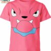 Snubbull Funny Face Pokemon Shirt, Best Tees for Pokemon Enthusiasts