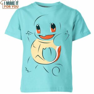 Squirtle Classic Design Pokemon Shirt, The Ultimate Pokemon Themed Apparel