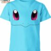 Squirtle Funny Face Pokemon Shirt, Adorable Pokemon Shirts