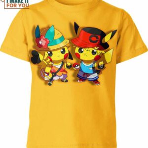 Sun And Moon x Pikachu Pokemon Shirt, Special Edition Pokemon Christmas Shirts