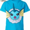Vaporeon Funny Face Pokemon Shirt, Perfect Gift for Pokemon Enthusiasts