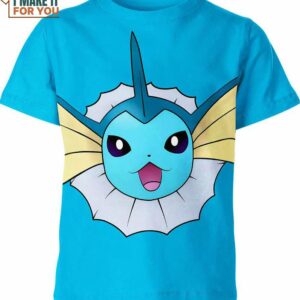 Vaporeon Funny Face Pokemon Shirt, Perfect Gift for Pokemon Enthusiasts