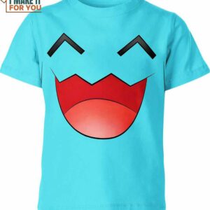 Wobbuffet Happy Face Pokemon Shirt, Eye-catching Pokemon Apparel