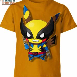 Wolverine X Men x Pikachu Pokemon Shirt, Pokemon Gift
