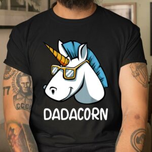 Dadacorn Cool Unicorn Dad Shirt Father Funny Gift Ideas 2
