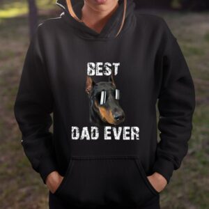 Doberman Pinscher Best Dad Ever Shirt Funny Fathers Day Gifts 4