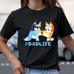 Dadlife Blueys Dad Mum Love T Shirt Gifts for Dad 3