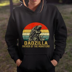 Dadzilla Father Of The Monsters Vintage Shirt Best Fathers Day Presents 3