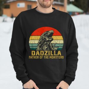 Dadzilla Father Of The Monsters Vintage Shirt Best Fathers Day Presents 4