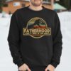 Fatherhood Like A Walk In The Park Retro Vintage Shirt, Father’s Day Gift for T-Rex Dinosaur Dad