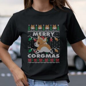 Merry Corgmas Shirt Christmas Gift for Corgi Dog Owner 2