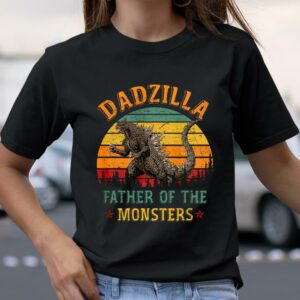 Retro Dadzilla Father Of The Monsters T Shirt Fathers Day Gift for Dad 3