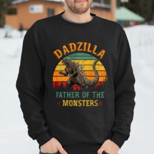 Retro Dadzilla Father Of The Monsters T Shirt Fathers Day Gift for Dad 4