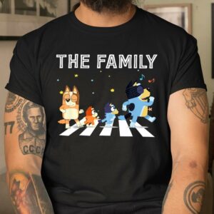The Bluey Family T Shirt Gift for Dad Bluey Lover 2