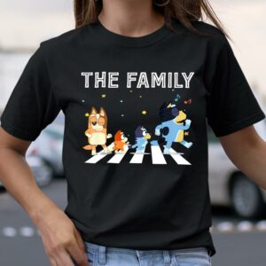 The Bluey Family T Shirt Gift for Dad Bluey Lover 3