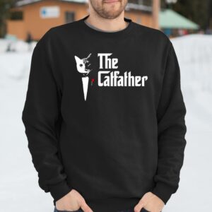 The CatFather T Shirt Funny Cat Dad T Shirt 2