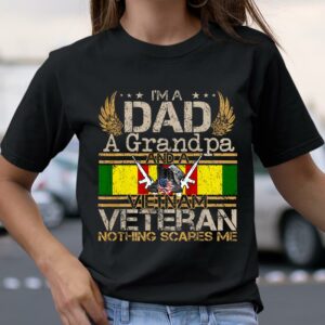 Vietnam War Veteran U S Army Retired Soldier Shirt Gift for Mom Dad 4