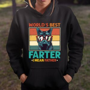 Worlds Best Farter I Mean Father T Shirt Best Cat Dad Ever Shirt 2