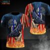 NFL Dallas Cowboys American Flag 3D T-Shirt, Best Dallas Cowboys Gifts