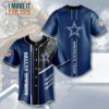 NFL Dallas Cowboys Dark Blue America Team Stripes Baseball Jersey, Ultimate Dallas Cowboys Gifts