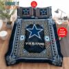 Dallas Cowboys Custom Name Celtic Symbols Bedding Set, Personalized Cowboys Gifts