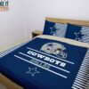 Dallas Cowboys Logo and Helmet Bedding Set, Dallas Cowboys Gift Ideas