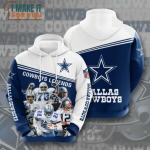 NFL Dallas Cowboys All Legends Pullover Hoodie, Unique Cowboys Gift