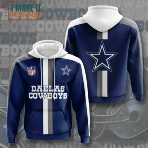 NFL Dallas Cowboys Blue Star Pullover Hoodie, Gifts For Dallas Cowboys Fans