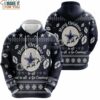 NFL Dallas Cowboys Christmas Football Pattern Pullover Hoodie, Unique Cowboys Gift