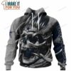 NFL Dallas Cowboys Custom Name Number 3D Skull Graphic Zip Up Hoodie