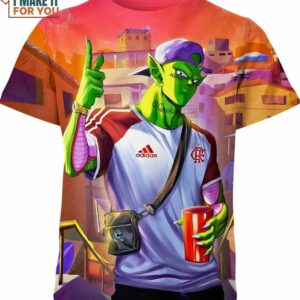 Adidas Piccolo 3D Shirt, Dragon Ball Z Gifts for Anime Lovers Adidas Piccolo 3D Shirt, Dragon Ball Z Gifts for Anime Lovers