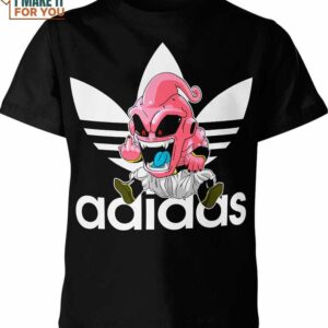 Majin Buu Adidas Shirt, Gifts for Dragon Ball Z Enthusiasts