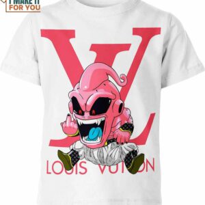Majin Buu Louis Vuitton Shirt, Dragon Ball Z Gifts for Anime Lovers