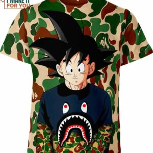 Son Goku Bape Shirt, Affordable Dragon Ball Z gifts