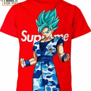 Son Goku Bape Shirt, Best Dragon Ball Z gifts for fans