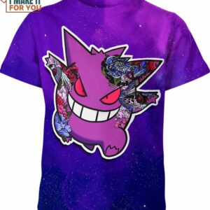 Gengar Nike Shirt, Nike Graphic Print Tees