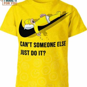 Homer Simpson Nike Shirt, Retro Nike Graphic T-shirts For Nostalgic Gifts Homer Simpson Nike Shirt, Retro Nike Graphic T-shirts For Nostalgic Gifts