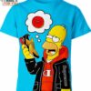 Homer Simpson X Nike X Supreme Shirt, Fashionable Nike Graphic Shirts For Style-conscious Recipients