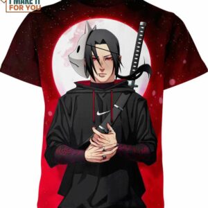 Itachi Uchiha Nike Shirt, Retro Nike Graphic Shirts