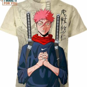 Itadori Yuuji Nike Shirt, Eye-catching Nike Graphic T-shirts Itadori Yuuji Nike Shirt, Eye-catching Nike Graphic T-shirts