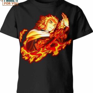Kyojuro Rengoku Nike Shirt, Unique Nike Graphic Tees